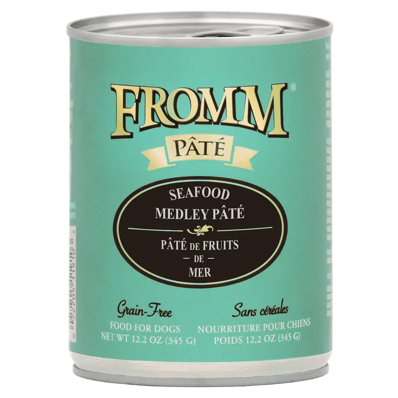 Fromm Seafood Medley Pate Canned Dog Food 12.2 oz