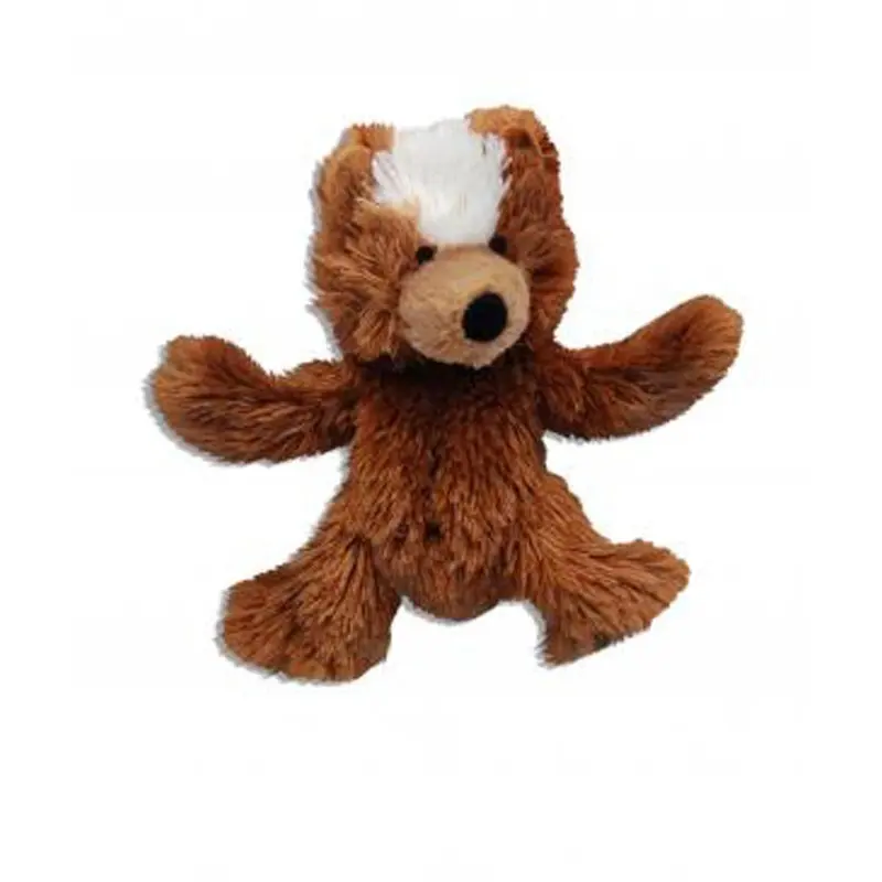 KONG Unstuffed Dog Toy Teddy Bear with Squeaker MD