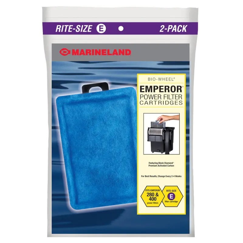 Marineland Replacement Cartridge for all Emperor Bio-Wheel Power Filters 2 Pack