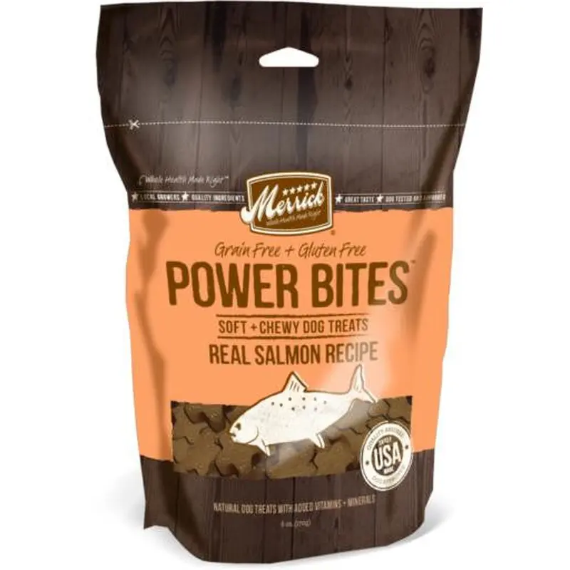 Merrick Power Bites Salmon Recipe 6oz 