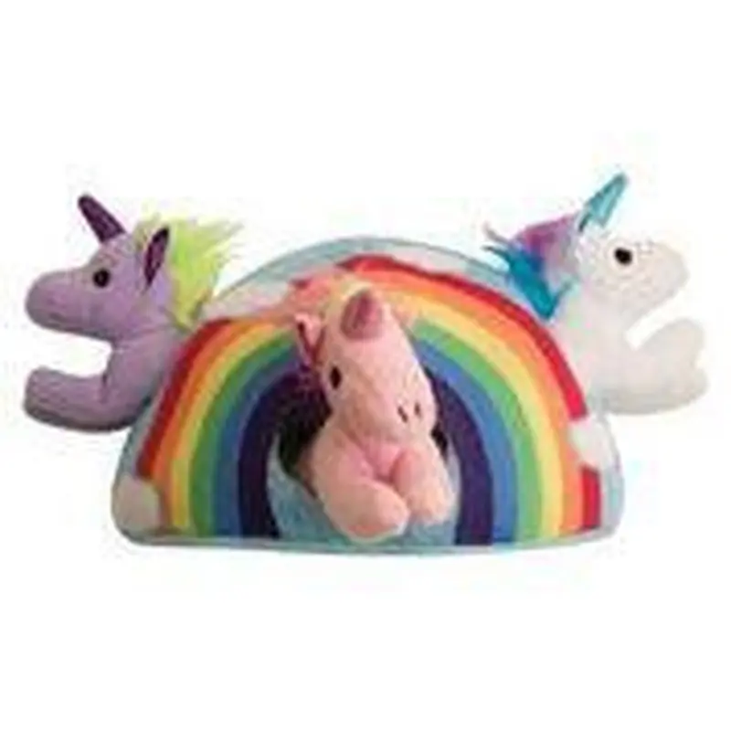 SnugArooz Hide & Seek Rainbow 4 toys in 1 Dog Toy 