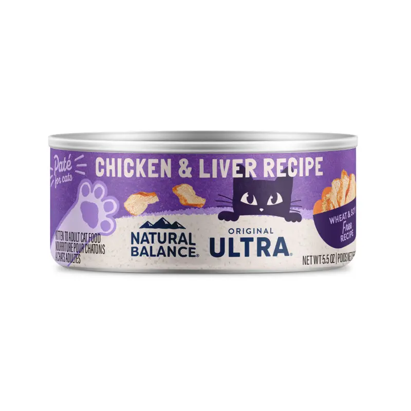 Natural Balance Pet Foods Original Ultra Canned Cat Food Chicken & Liver -  24pk/5.5 oz