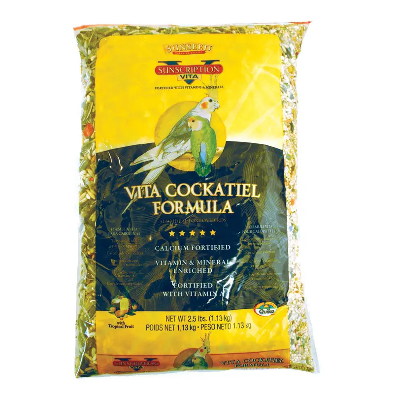 Sun Seed Vita Cockatiel & Lovebird Diet Bird Treat 2.5 lb