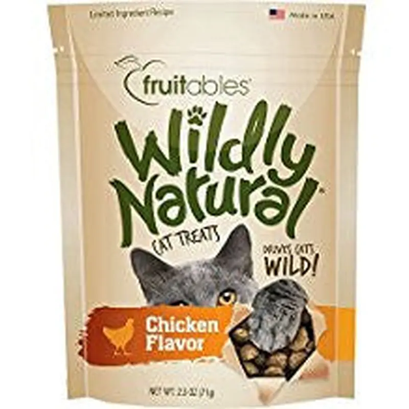 Fruitables Wildly Natural Cat Treats Chicken 2.5oz 