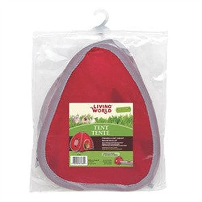 Living World Tent for Small Animals Red and Grey Small 61385