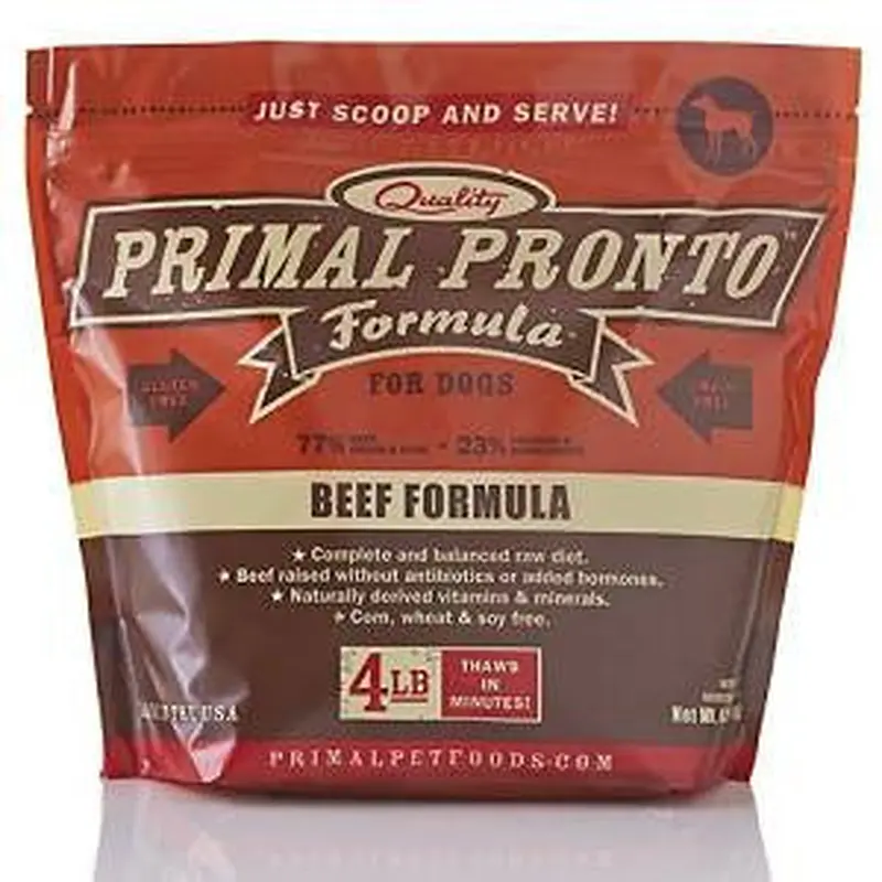 Primal Raw Pronto Bf Dog 4lb