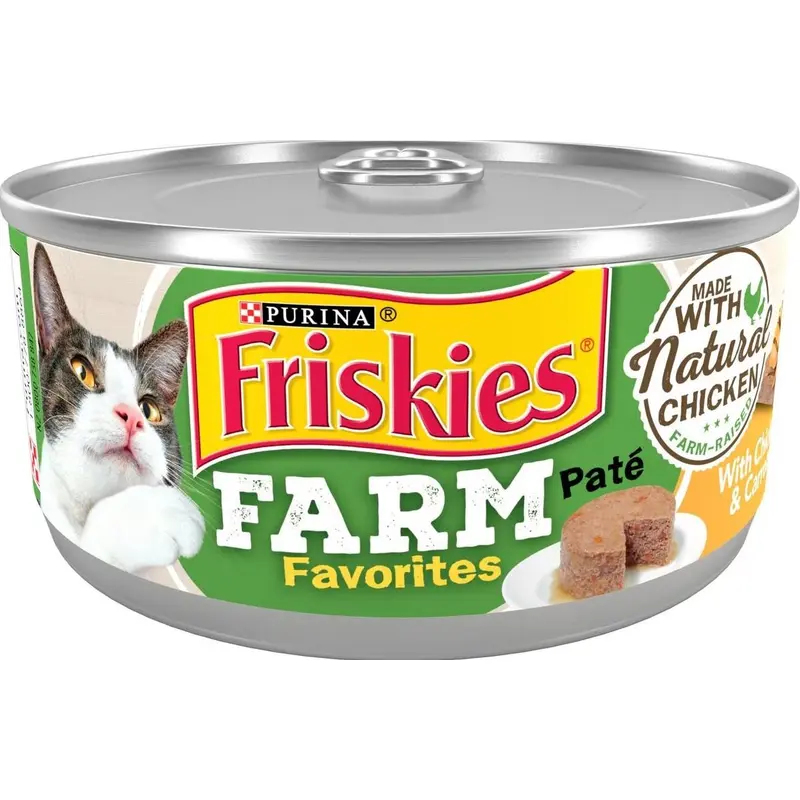 Friskies Farm Favorites Chicken Pate Cat 24 / 5.5 oz