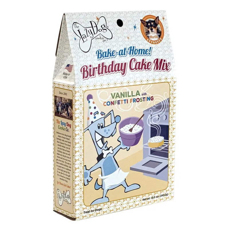 LAZY DG BDAY CAKE MIX YLW 12Z