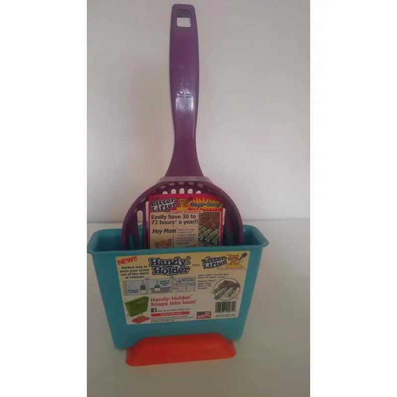 Litter-Lifter Magic Cat Scoop with Handy Holder Combo Assorted