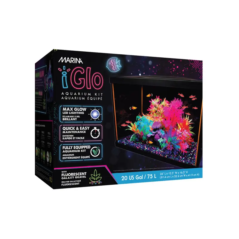 Marina iGlo 20G LED Aquarium Kit 18gal