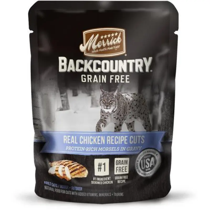 Merrick Backcountry Real Chicken Cuts Recipe Cat 24/3 oz 
