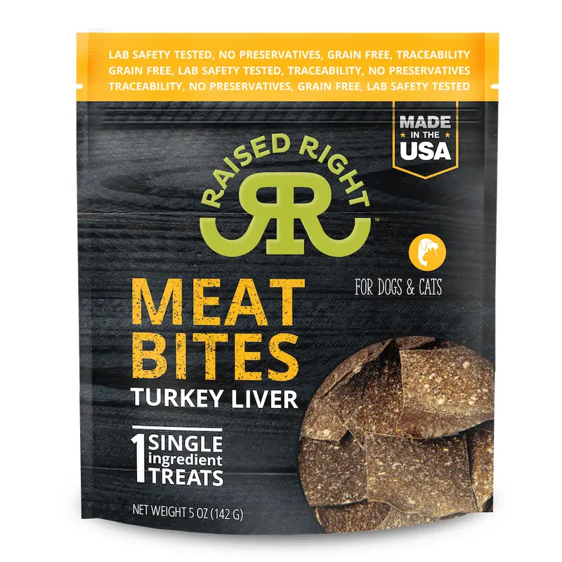 Raise Meat Bites Turkey 5oz/6ct