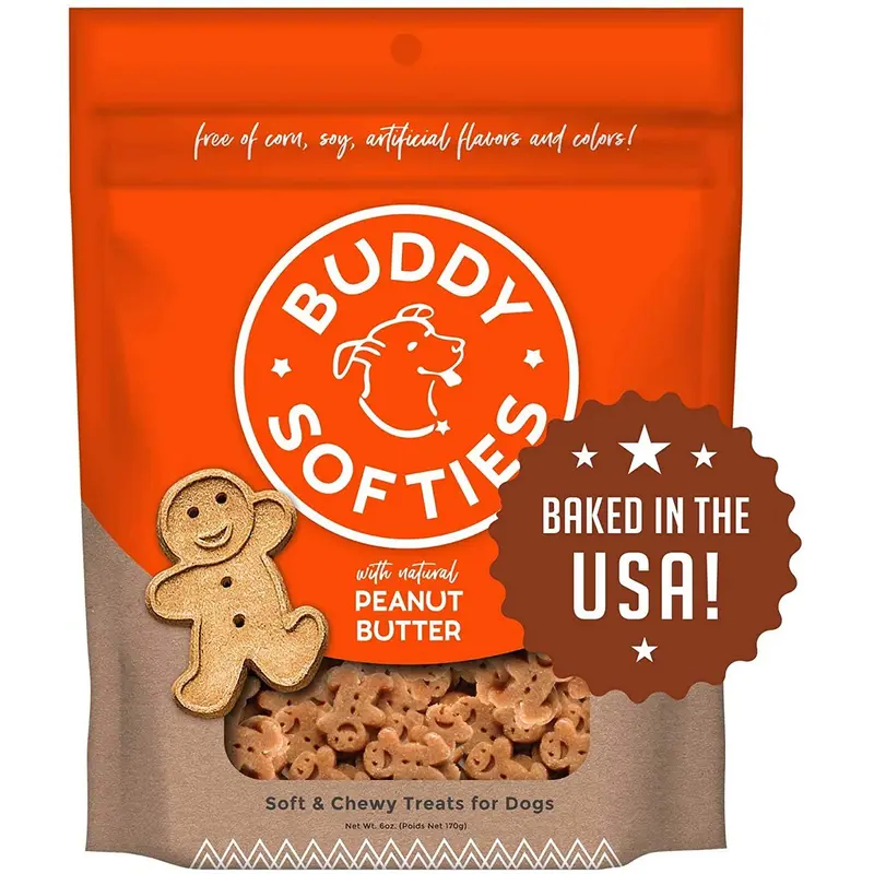 Buddy Biscuits Peanut Butter Soft & Chewy Dog Treats 6oz