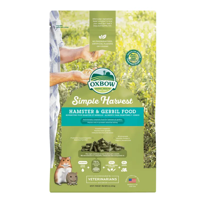 Oxbow Simple Harvest Hamster & Gerbil 2lb