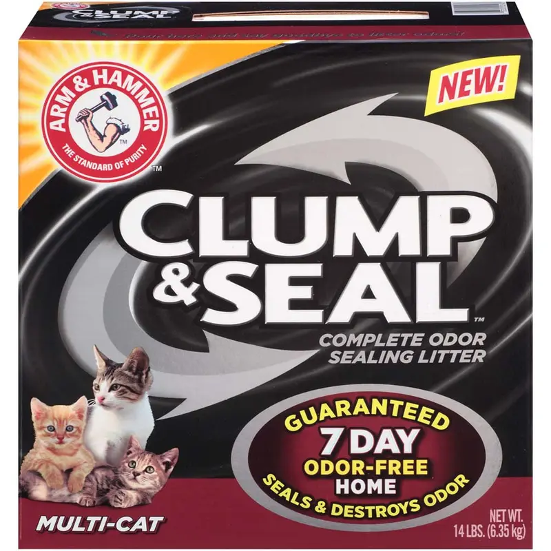 Arm & Hammer Clump & Seal Multi-Cat Cat Litter 14 lb