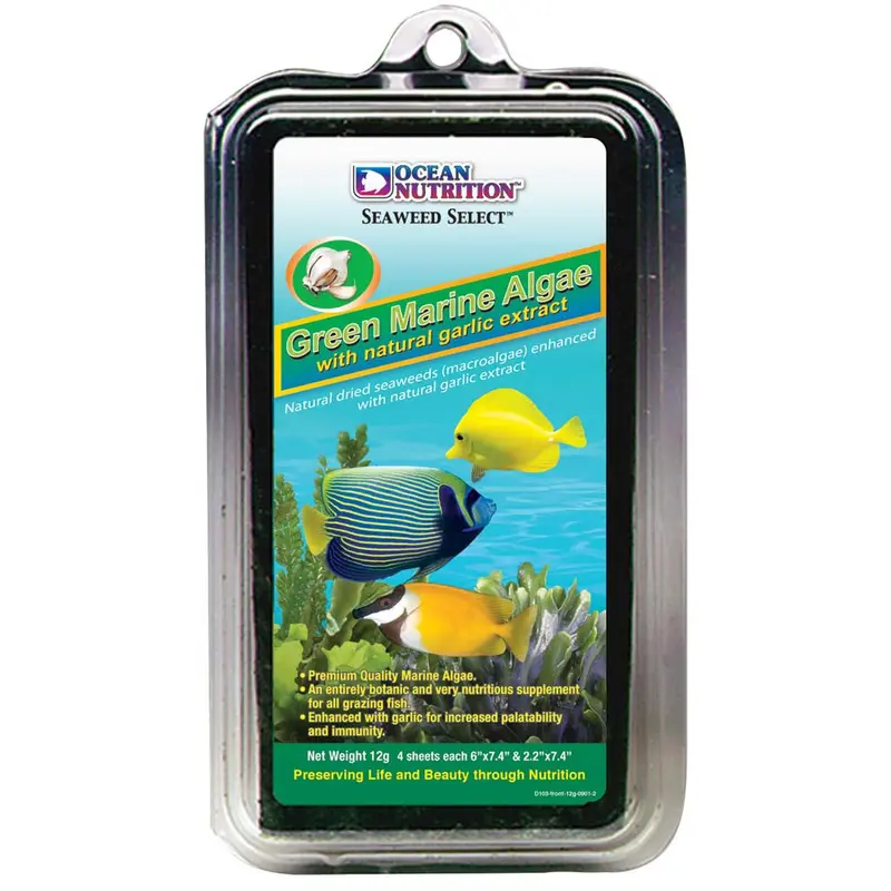 Ocean Nutrition Green Marine Seaweed Algae Fish Food 12 g