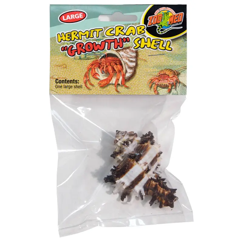Zoo Med Hermit Crab Growth Shell Assorted LG 1pk