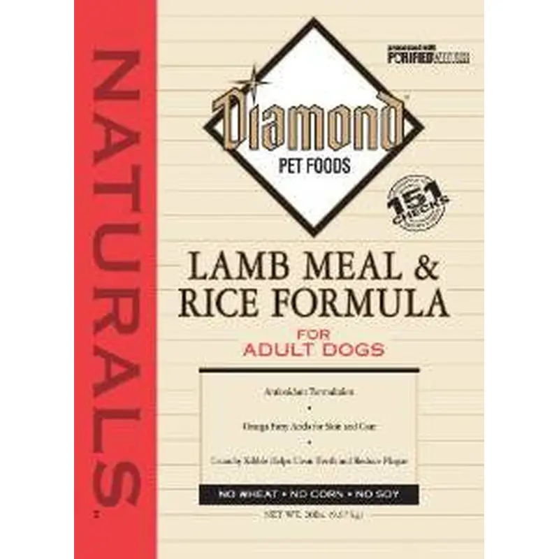 Diamond Naturals Lamb & Rice Dog 20 Lb. 