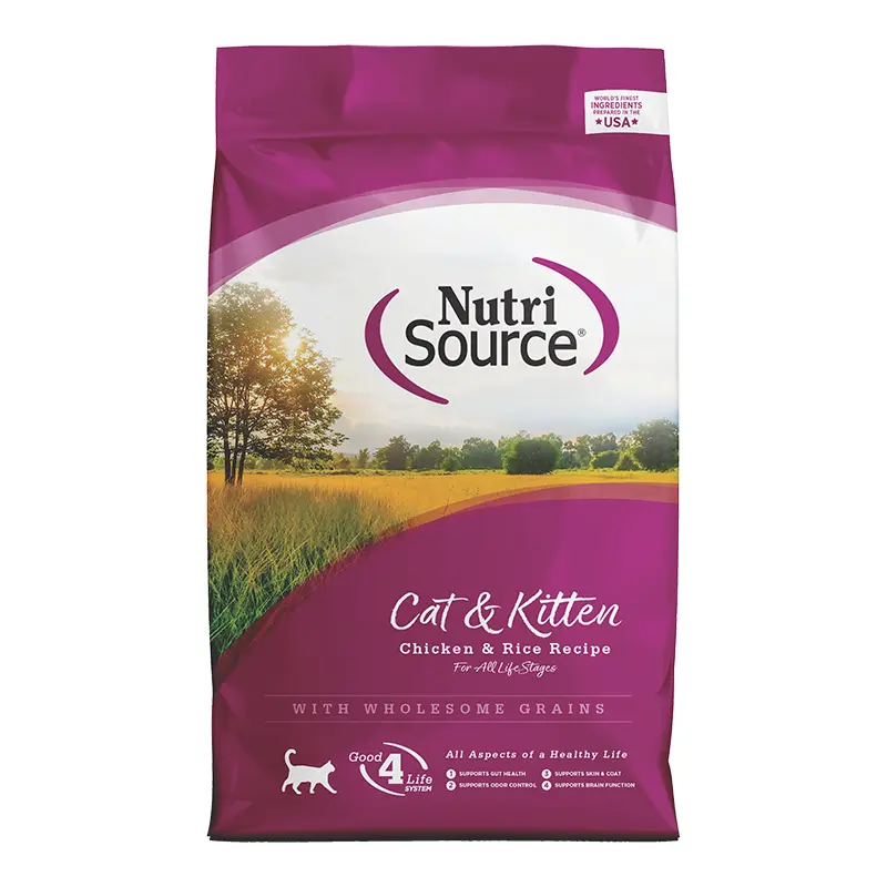 NutriSource Cat & Kitten Chicken & Rice 16 lb 
