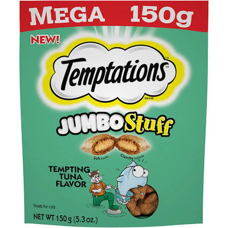 Whiskas Temptations Jumbo Stuffed Tuna 10/5.29Z 