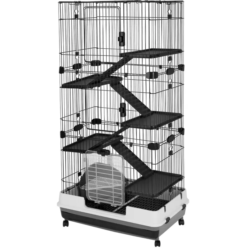 A & E Cages Deluxe Small Animal Cage 6-Level 40 inches X 25 inches X 57 inches