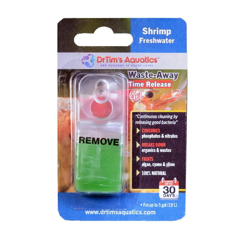 Dr. Tim's Aquatics Waste-Away Time Release Gel For Shrimp 10 gal, Single