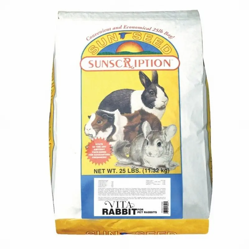 Sun Seed Vita Rabbit Dry Food - 25lb