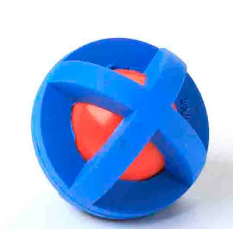 Multipet Boingo Ball Dog Toy Assorted 3.5 in