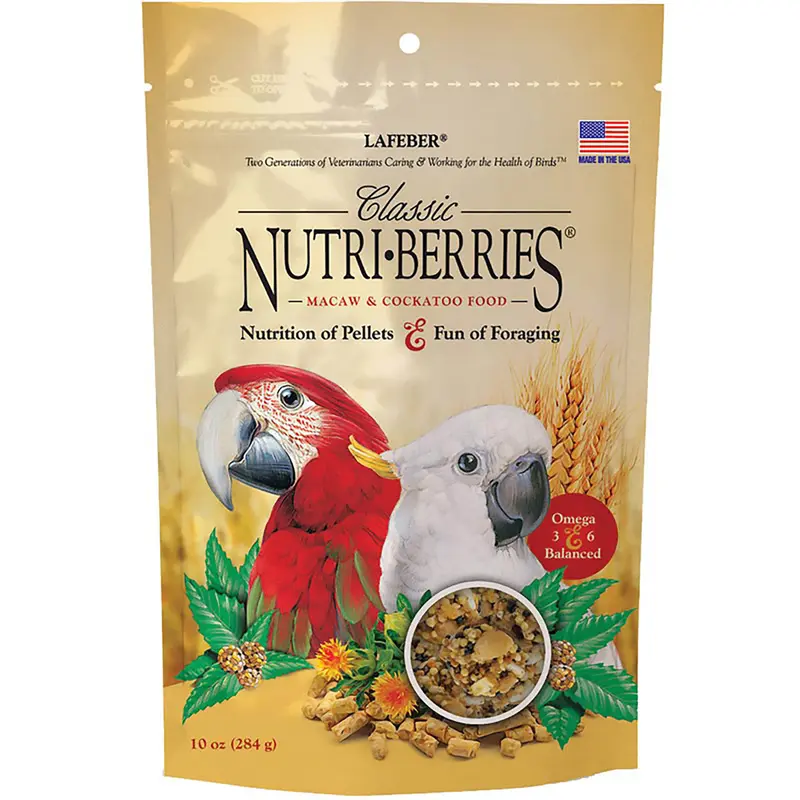 Lafeber Company Classic Nutri-Berries Macaw & Cockatoo Food 10oz