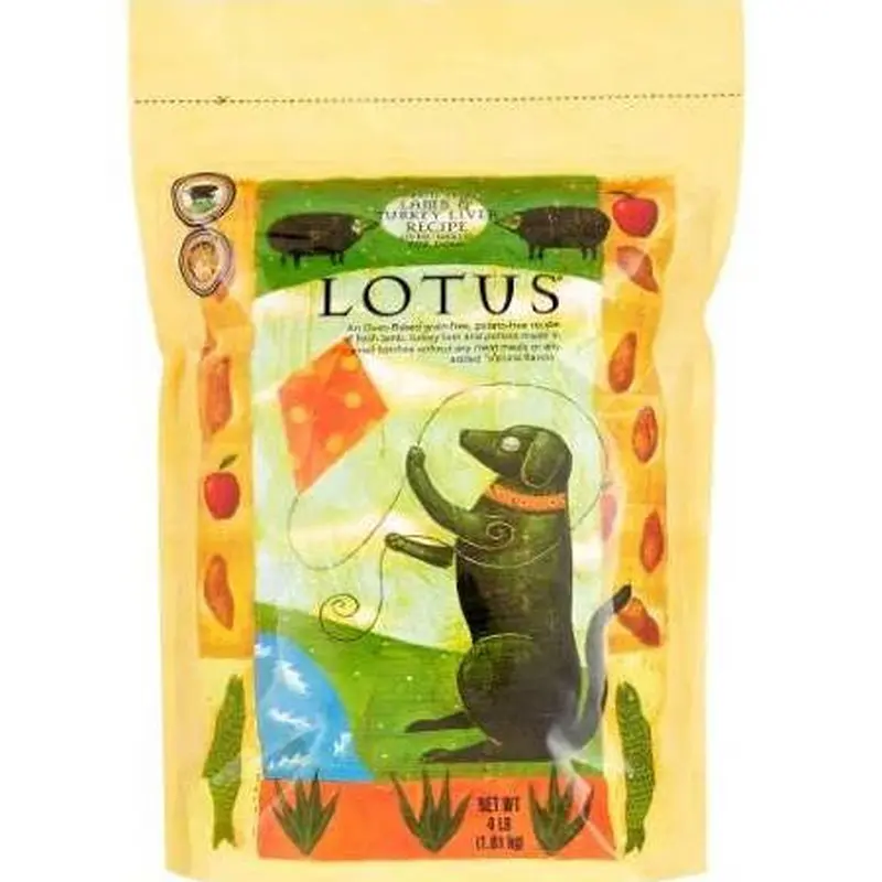 Lotus Dog Grain Free Lamb Turkey Liver 4lb 