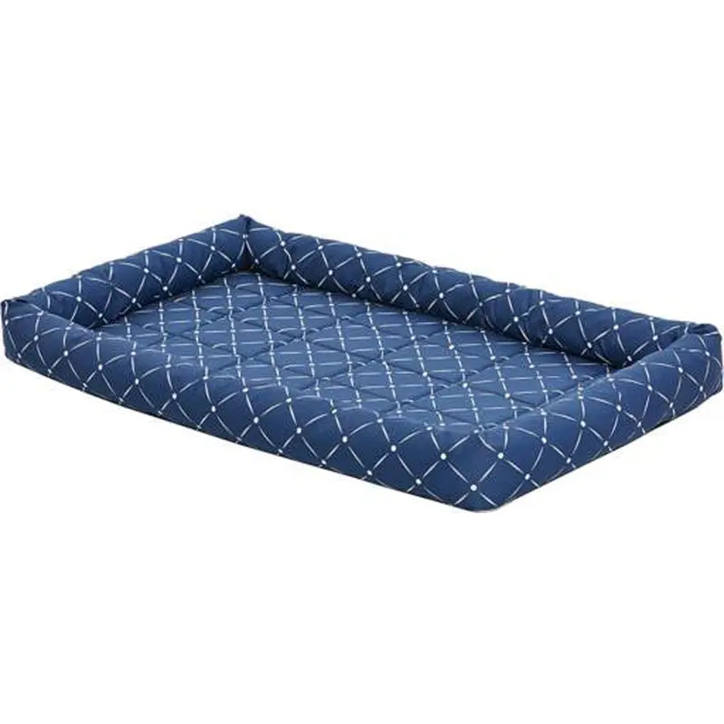 Midwest Quiet Time Ashton Bolster Bed Blue 42" 