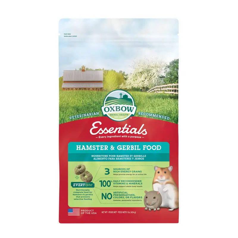 Oxbow Animal Health Essentials Hamster & Gerbil Food 1lb