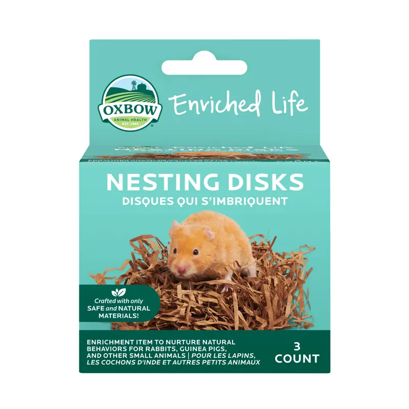 Oxbow Animal Health Enriched Life Small Animal Nesting Disks One Size
