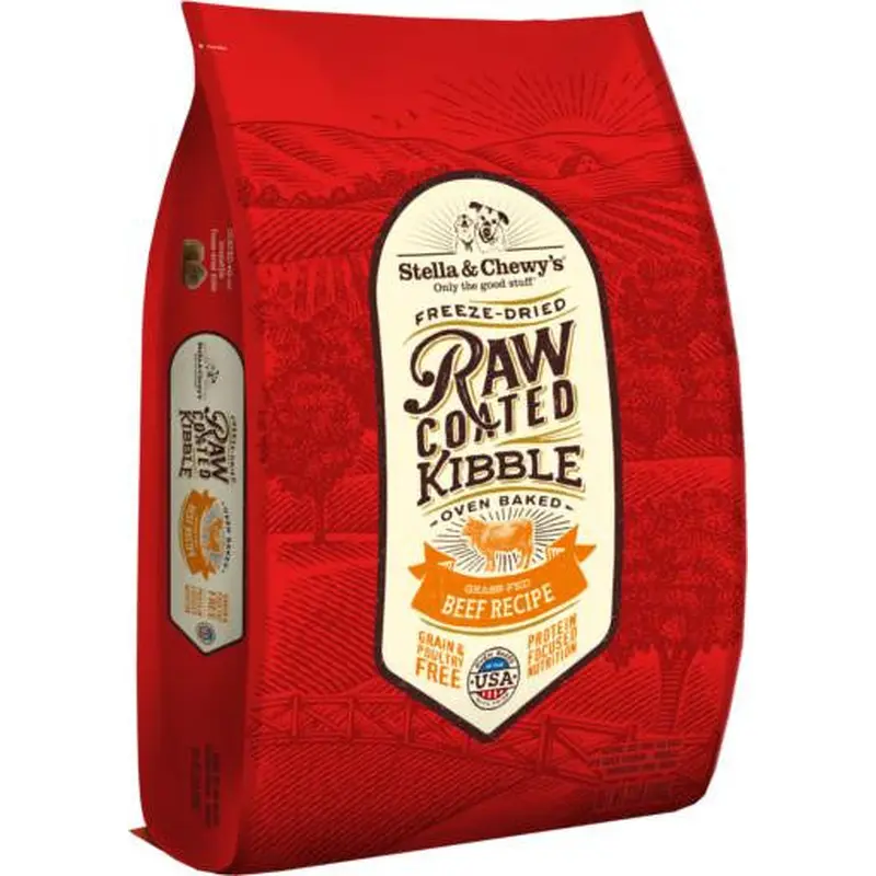 Stella & Chewy's Raw Coated Beef Recipe Kibble 22lb 