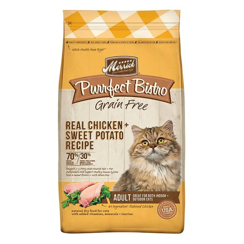 Merrick Purr Bstro Ckn Cat 7#