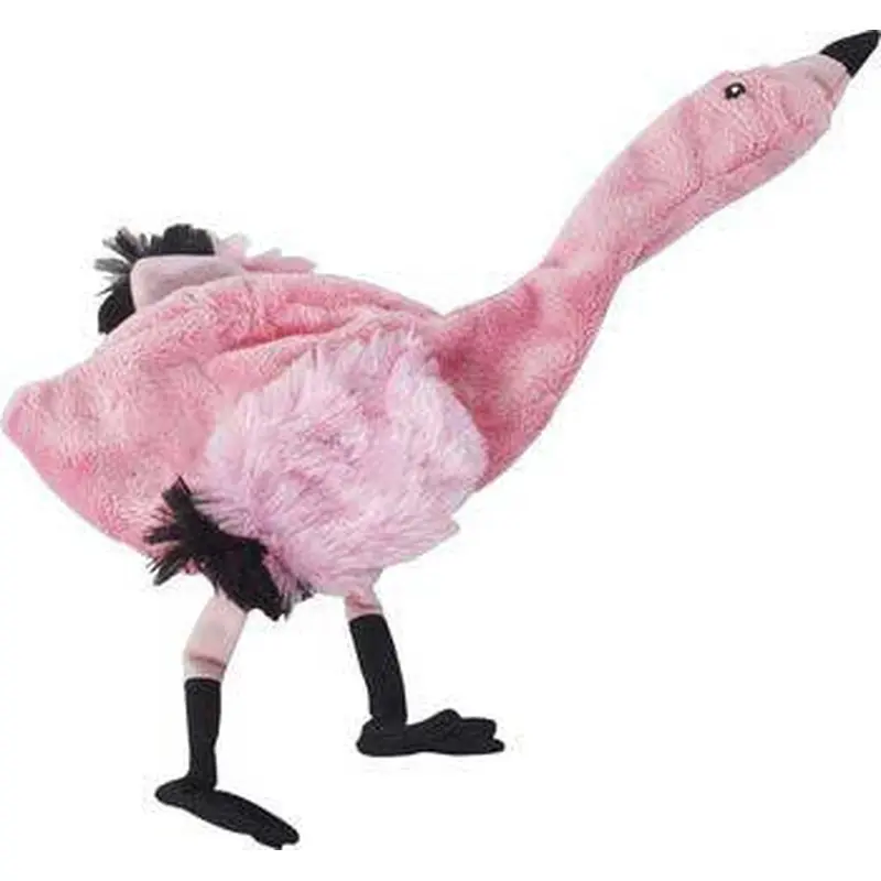 Ethical Skinneeez Plush Pink Flamingo Dog Toy 20" 