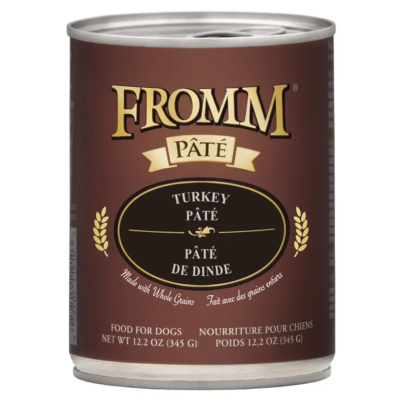 Fromm Turkey Pate Canned Dog Food 12.2 oz