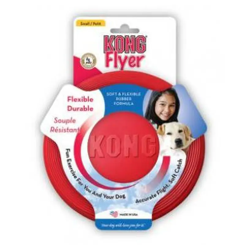 KONG Flyer Dog Toy Red LG