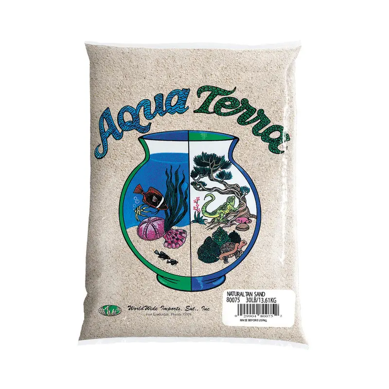 Aqua Terra Aquarium Sand Natural Tan 6/5 lb