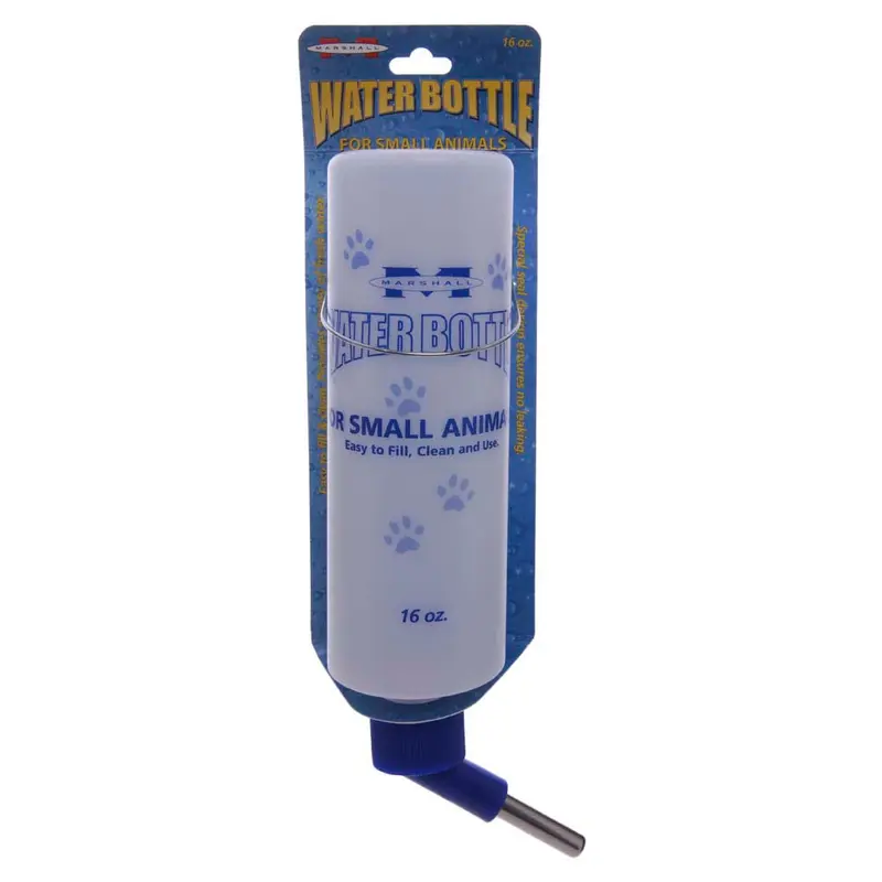 Marshall Water Bottle for Small Animals Clear, Blue