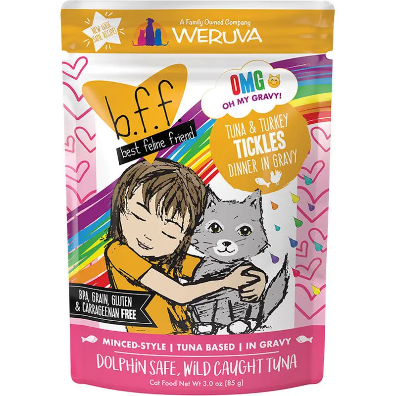 Weruva Bff Tuna & Turkey Tickles 12/3oz. Pouch 