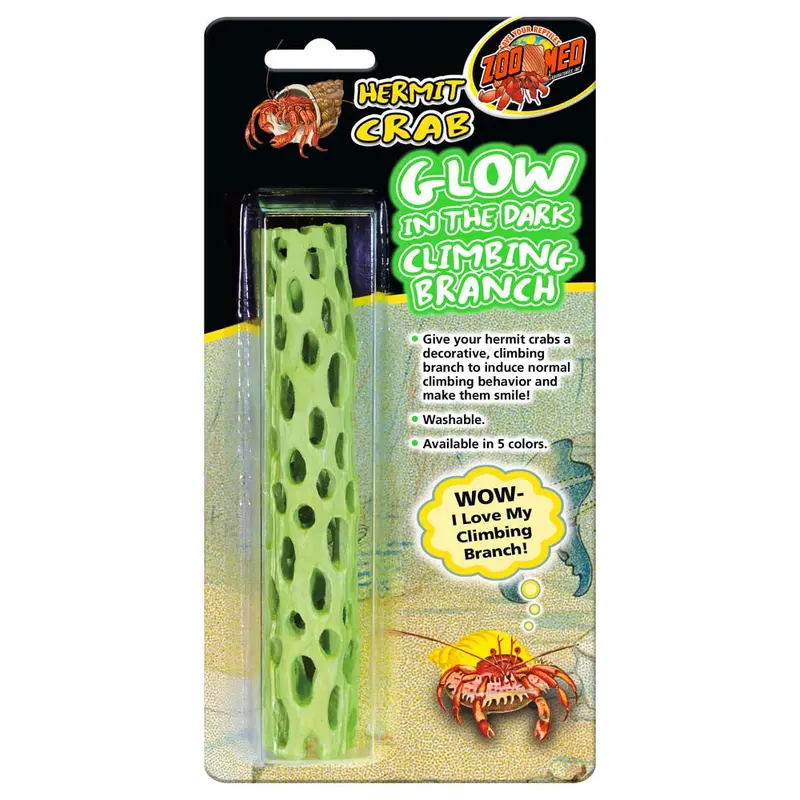 Zoo Med Hermit Crab Climbing Branch Glow in the Dark Glow in the Dark