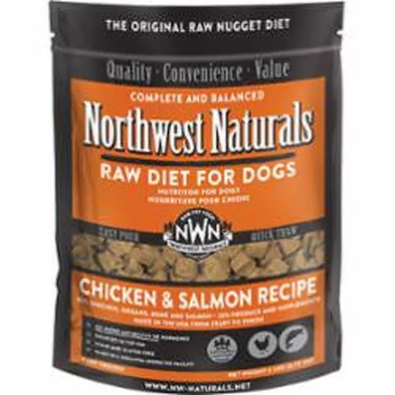 Northwest Naturals Dog Frozen Chicken and Salmon Nuggets 6lb 