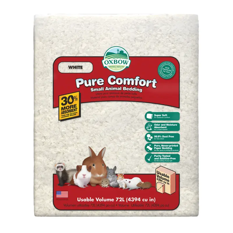Oxbow Animal Health Pure Comfort Small Animal Bedding White 72L