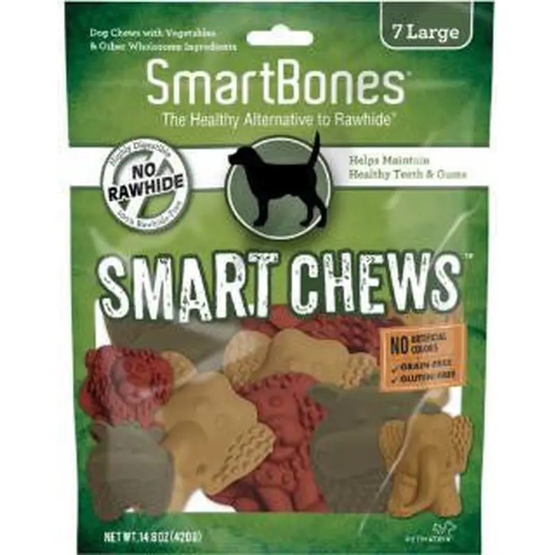SmartBones Smart Chews Safari Large 7pk 