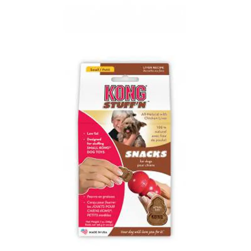 KONG Stuff'N Snacks Dog Treats Liver SM 8oz