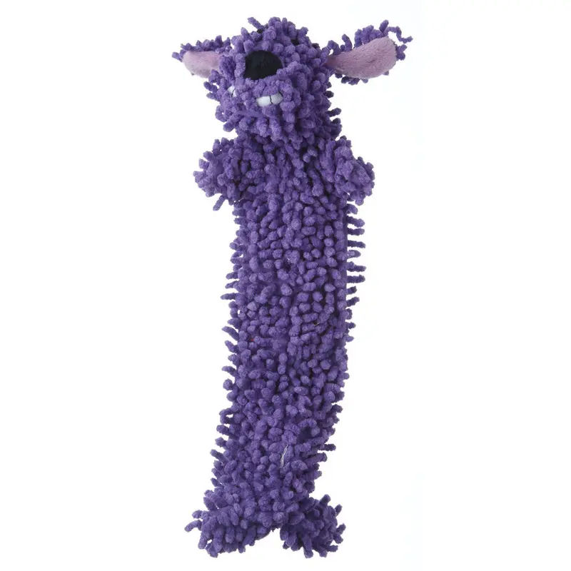 Multipet Loofa Floppy Dog Toy Light Weight Assorted 12 in
