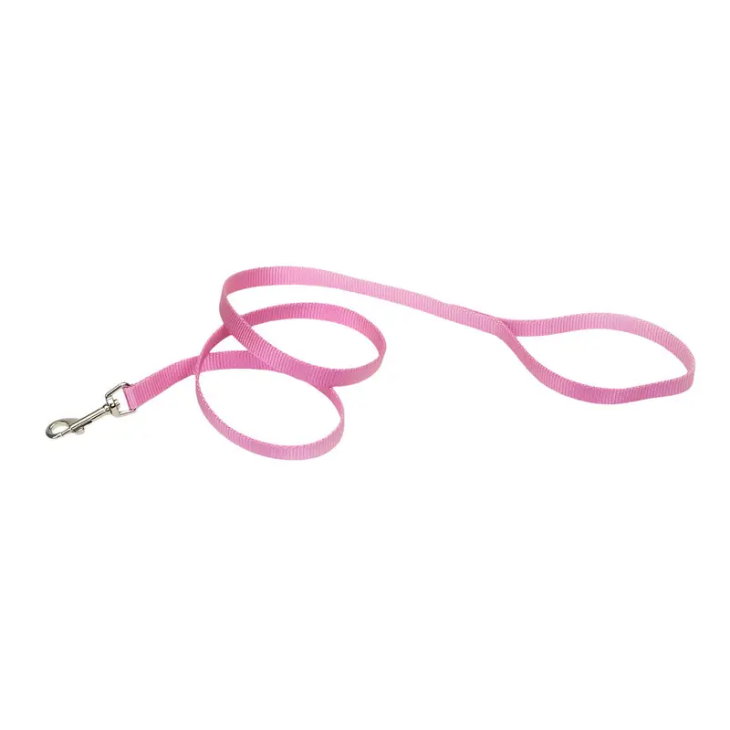 Coastal Single-Ply Nylon Leash Bright Pink 5/8 X 4ft 