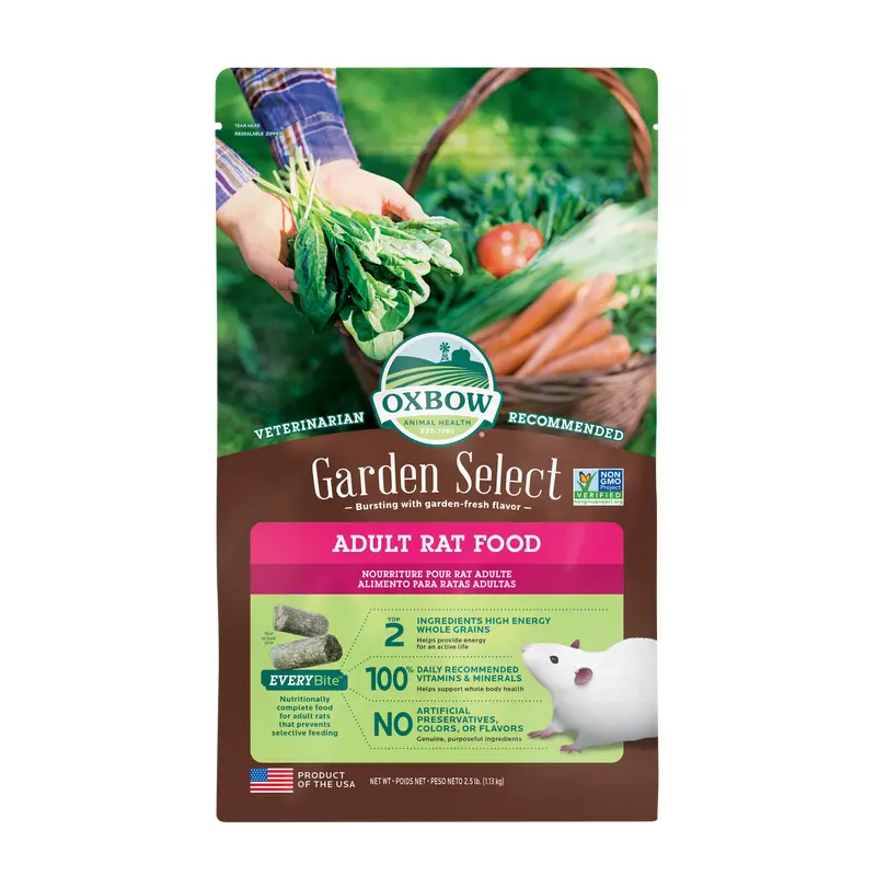 Oxbow Animal Health Garden Select Adult Rat Food 2.5lb