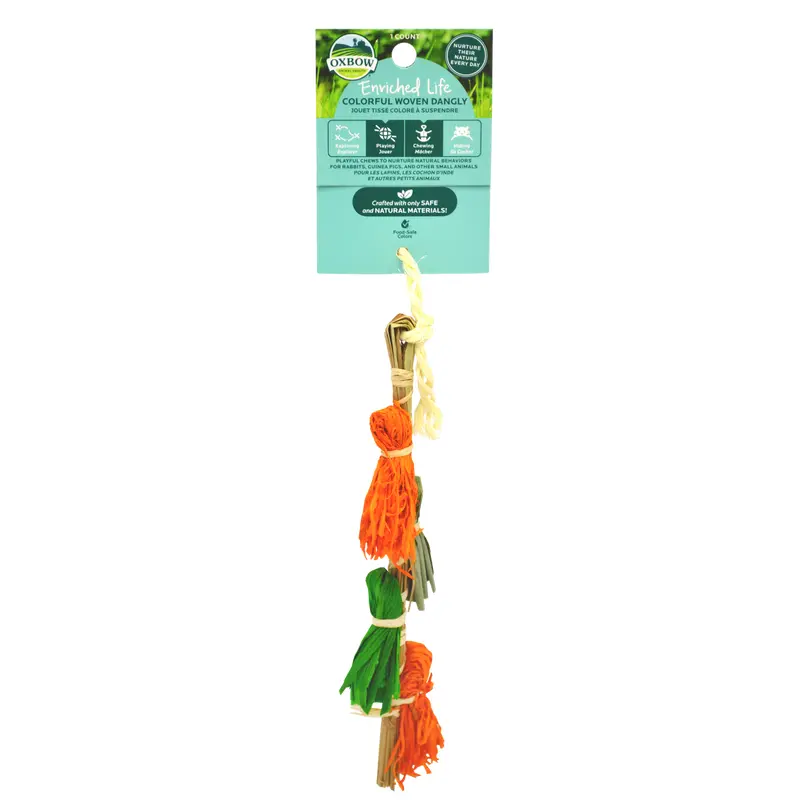 Oxbow Animal Health Enriched Life Colorful Woven Dangly Small Animal Chew One Size